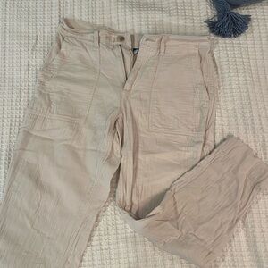 TAN LINEN PANTS